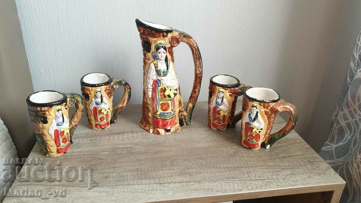 Porcelain wine set