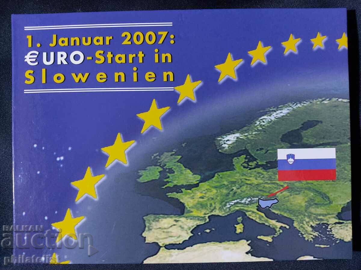 Complete set - Slovenia in tolars and Euro series 2007 #1