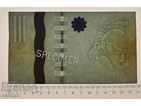 SWITZERLAND COTTON PAPER FOR BANKNOTES SPECIMEN (1)