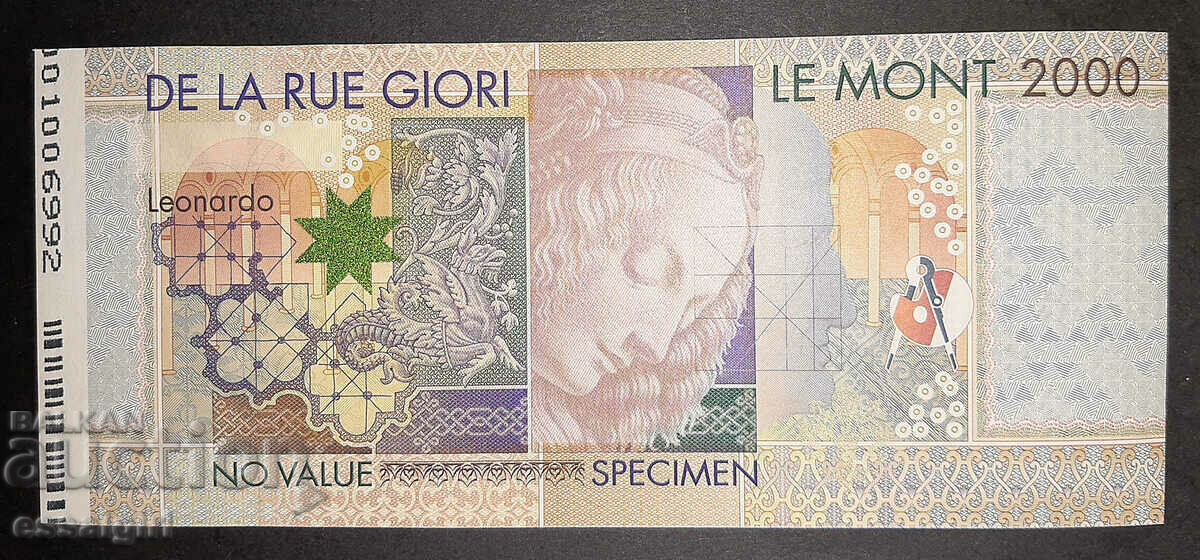 ENGLAND SAMPLE DE LA RUE GIORI SAMPLE BANKNOTE (4) with price 40.00 BGN | € 20.45 ENGLAND SAMPLE DE LA RUE GIORI SAMPLE BANKNOTE (4) with price 40.00 BGN | € 20.45
