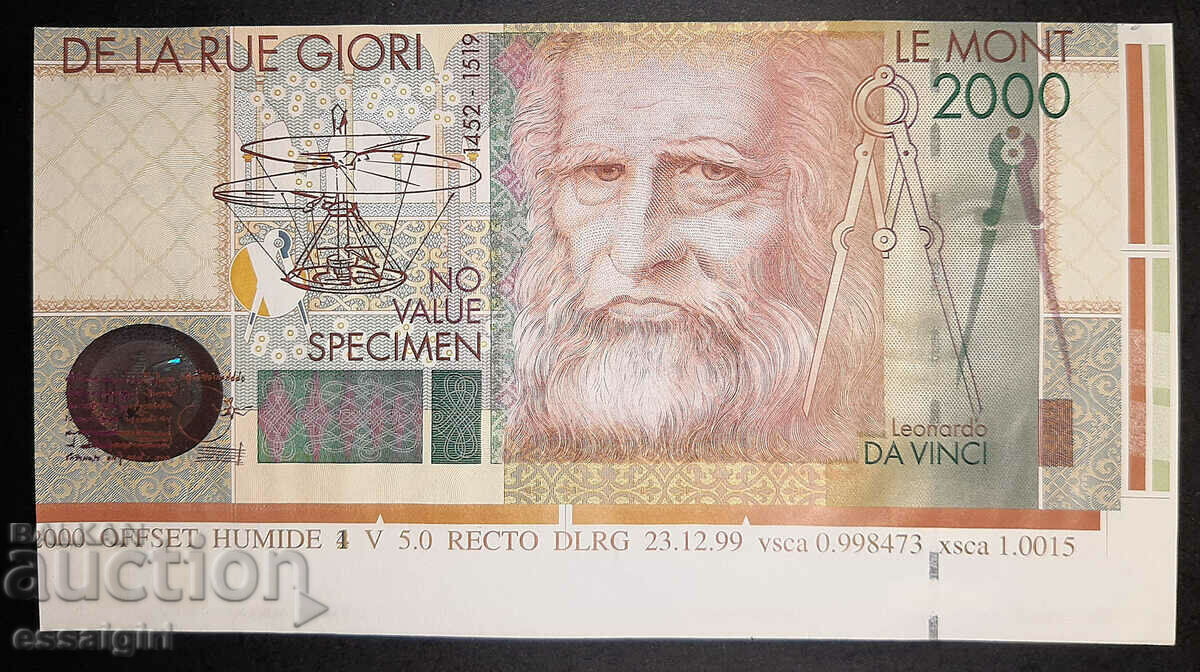 ENGLAND SAMPLE DE LA RUE GIORI SAMPLE BANKNOTE (5)