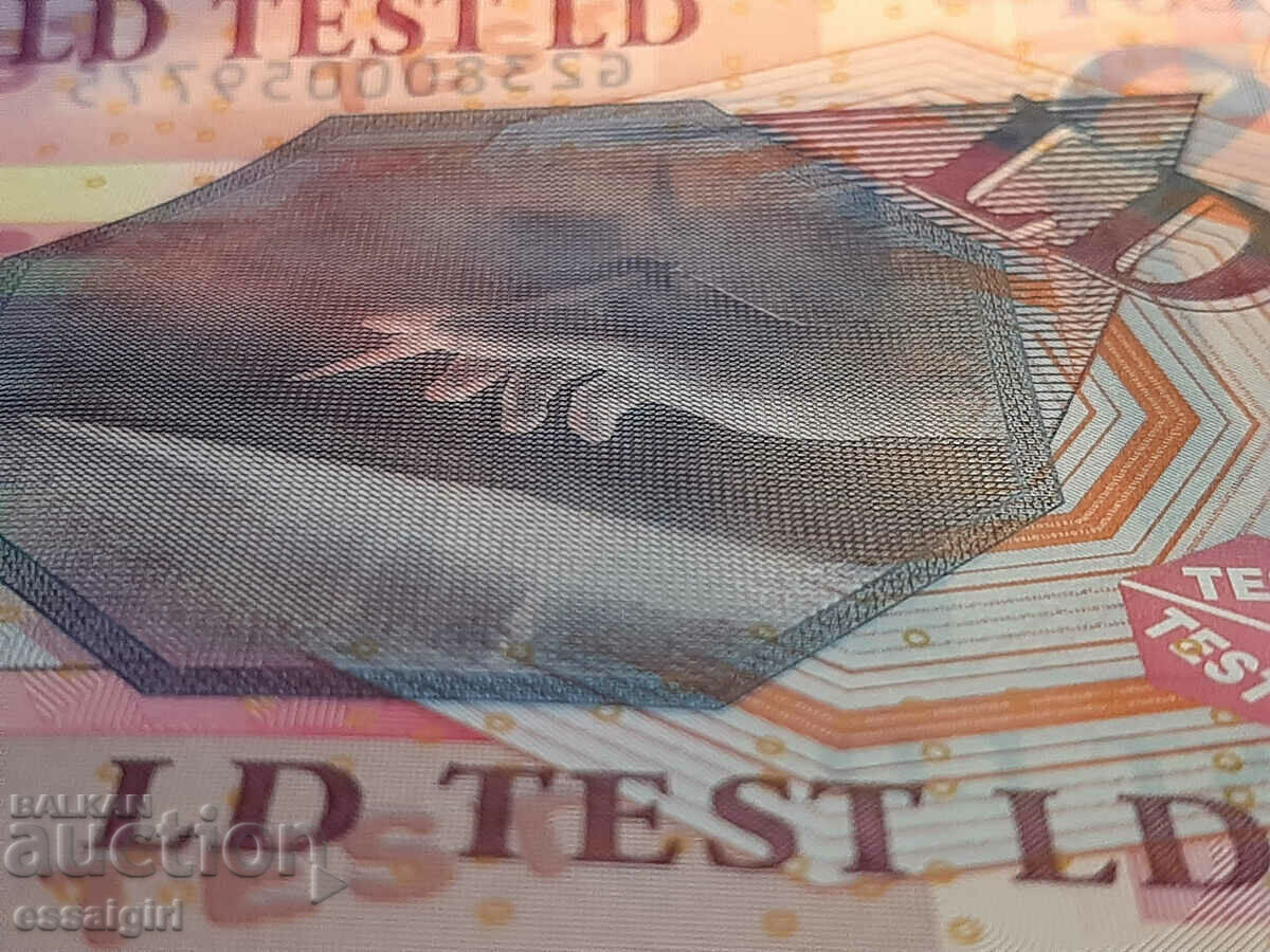 Delivery of ENGLAND DE LA RUE PROOF POLYMER BANKNOTE (1) Delivery of ENGLAND DE LA RUE PROOF POLYMER BANKNOTE (1)