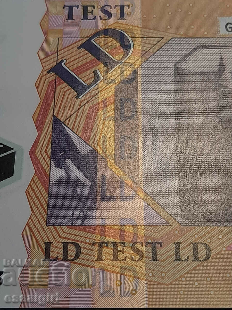 ENGLAND DE LA RUE PROOF POLYMER BANKNOTE (1) - 5 ENGLAND DE LA RUE PROOF POLYMER BANKNOTE (1) - 5