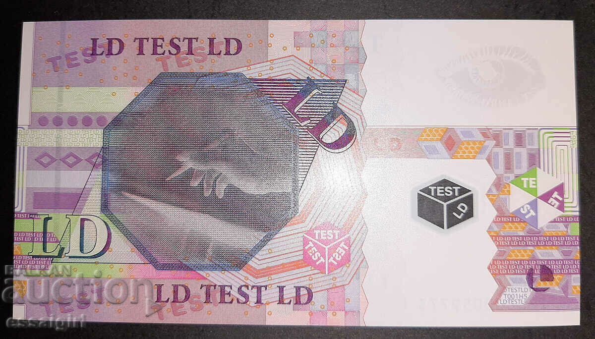 ENGLAND DE LA RUE PROOF POLYMER BANKNOTE (1) ENGLAND DE LA RUE PROOF POLYMER BANKNOTE (1)