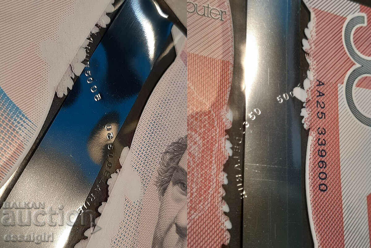 Delivery of ENGLAND DE LA RUE PROOF POLYMER BANKNOTE (4) Delivery of ENGLAND DE LA RUE PROOF POLYMER BANKNOTE (4)