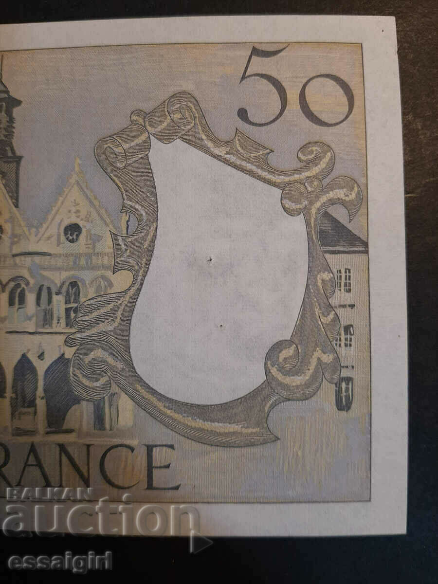 Delivery of FRANCE 50 FRANC 1989 Quentin de La Tour aUNC Delivery of FRANCE 50 FRANC 1989 Quentin de La Tour aUNC