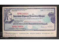 GERMANIA 100 TIMBRIE P. VERIFICA AMEX MODEL UNC