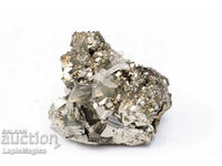 Pyrite with quartz druse from Bulgaria 131g