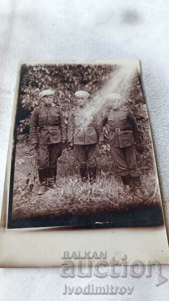 Снимка Трима сержанти Първа Световна Война