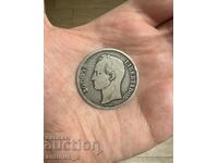 5 μπολιβάρ 1936-Μπολιβάρ-Βενεζουέλα-ασημένιο νόμισμα τάλερ
