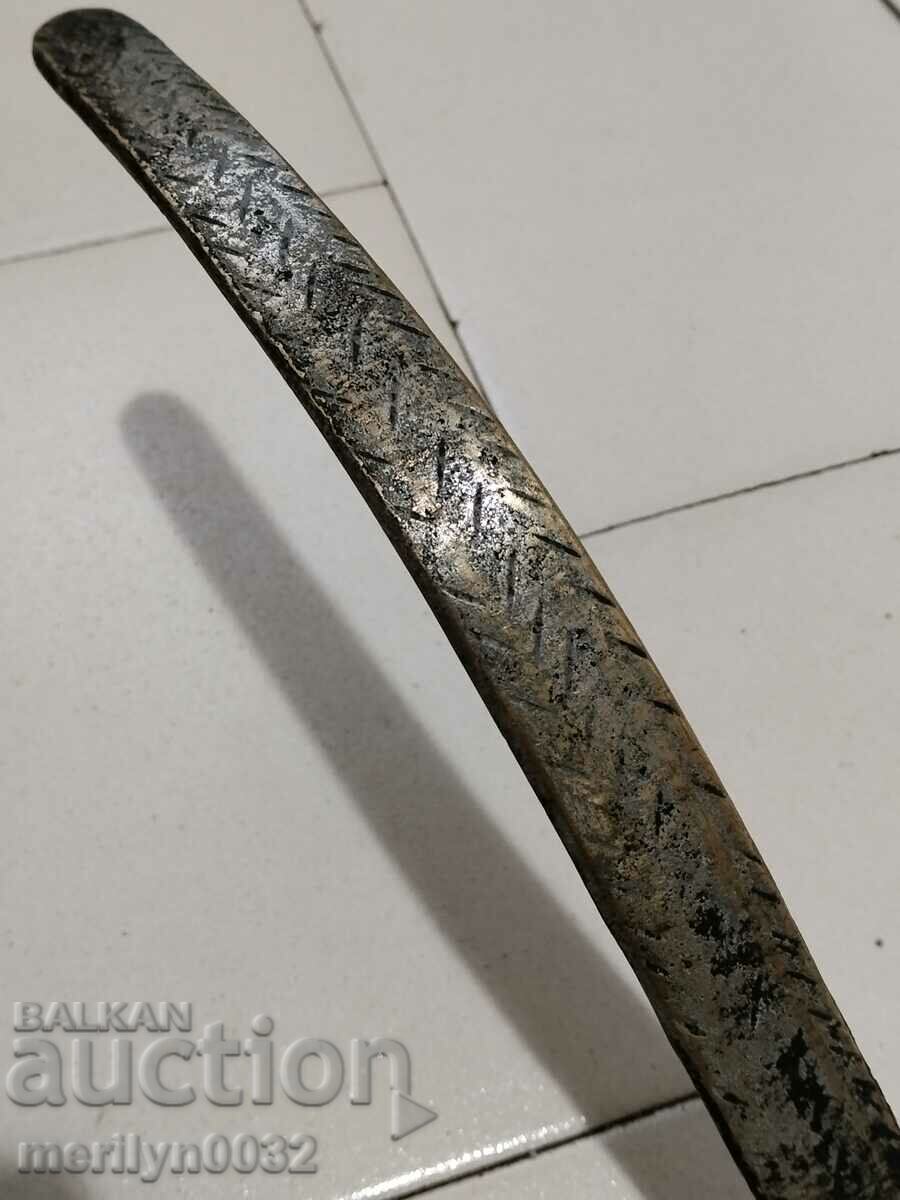 Παλαιό χάλκινο ταψί ΜΕΓΑΛΟ χάλκινο, δίσκος, χάλκινο δοχείο - 7