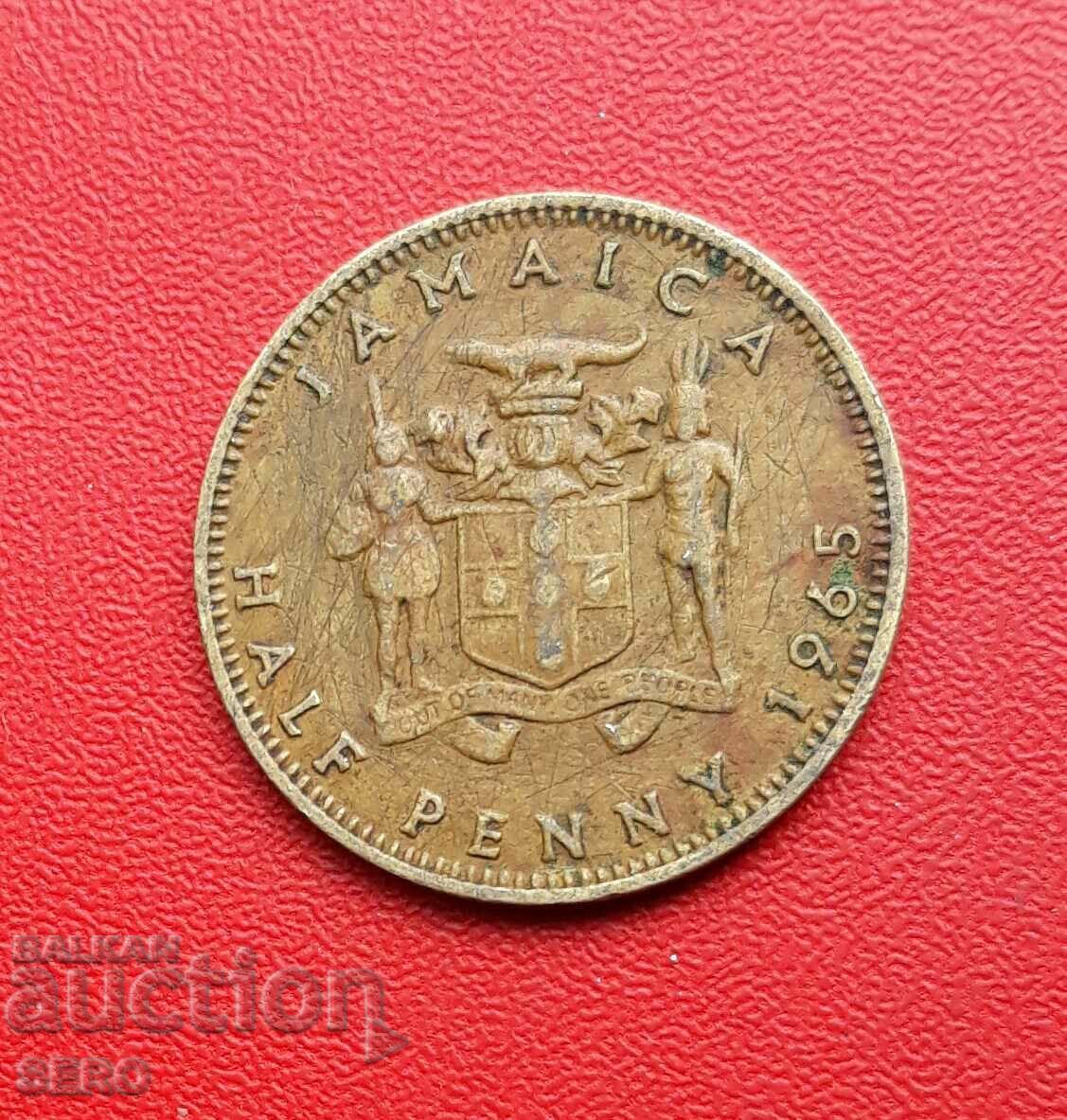 Island of Jamaica - 1/2 penny 1965
