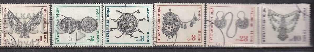 BK 2279-2284 folk art, machine stamped