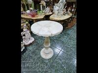 A wonderful antique Belgian marble coffee table