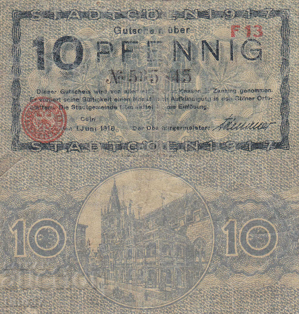 tino37- GERMANY - 10 PFENNIG - 1918