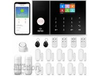 4G Smart Home Security Alarm Kits, Wireless WiFi Home Alarm