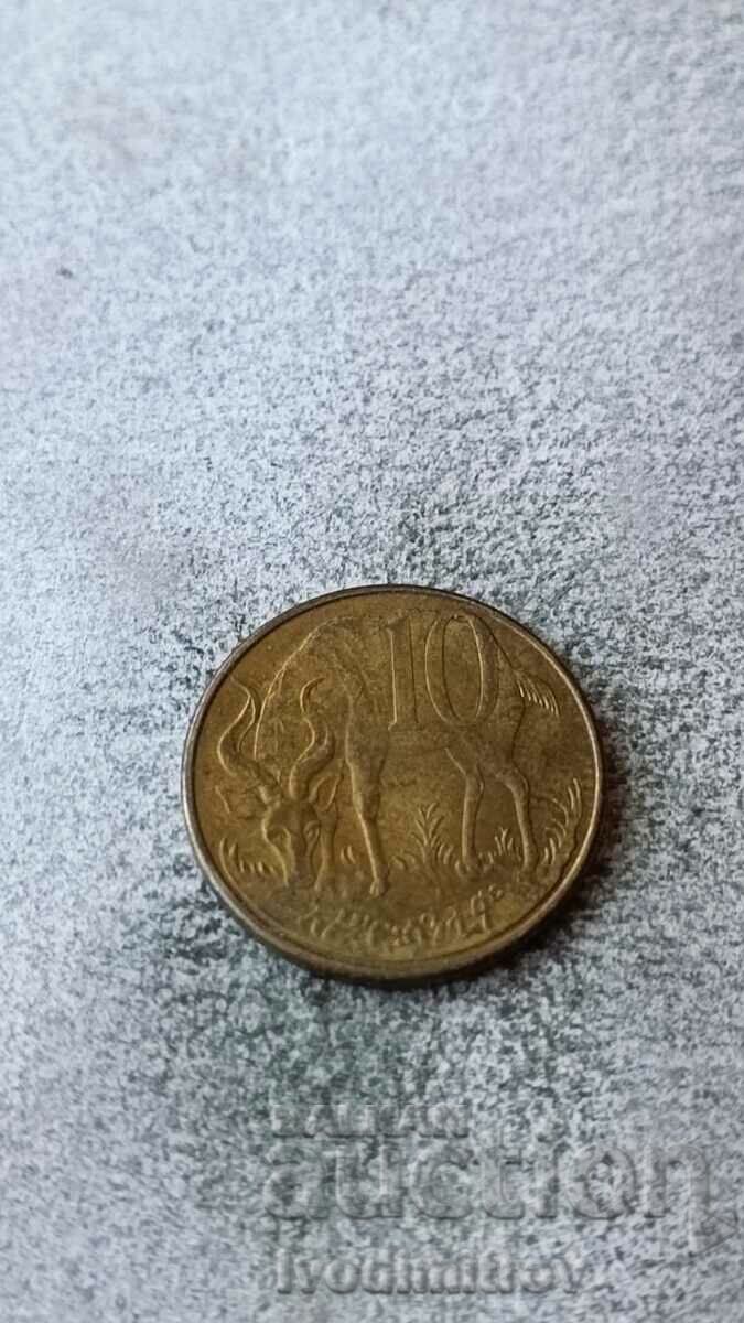 Ethiopia 10 centimes