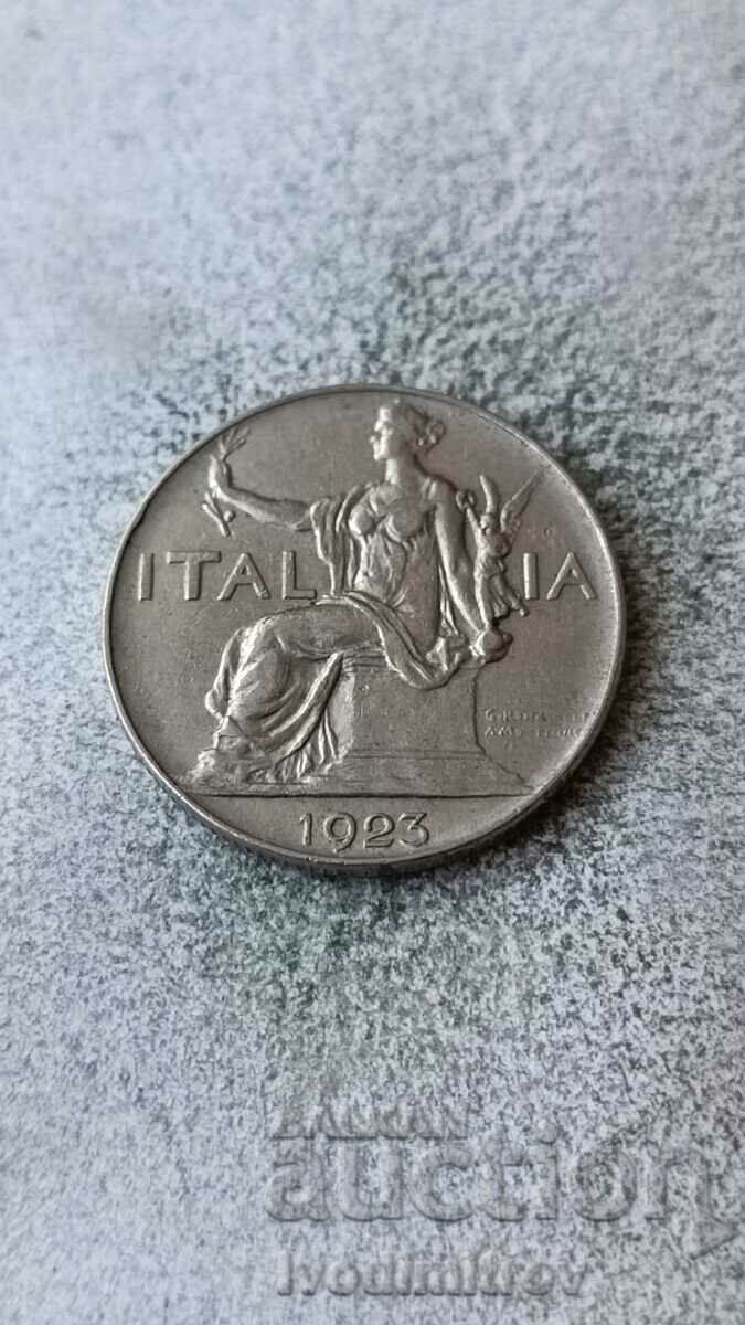 Италия 1 лирета 1923