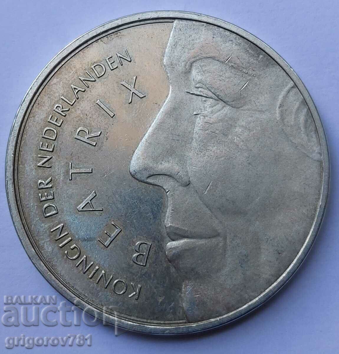 50 guldeni de argint Olanda 1991 - Moneda de argint #6 cu preț € 43.46 | 85.00 BGN