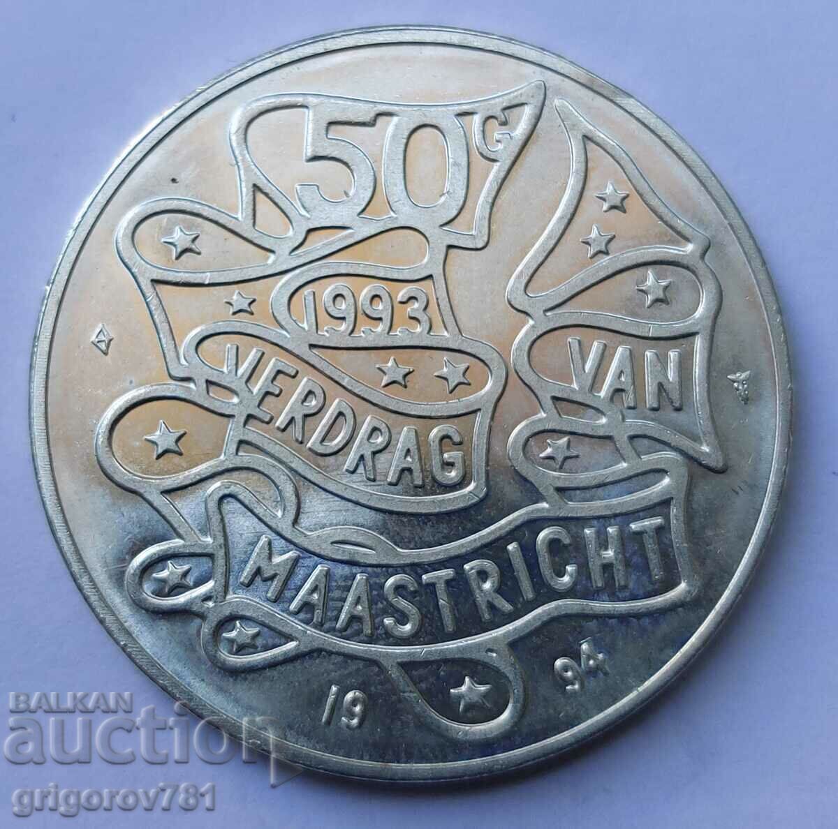 50 Guilder Silver Netherlands 1993 - Ασημένιο νόμισμα #9 50 Guilder Silver Netherlands 1993 - Ασημένιο νόμισμα #9