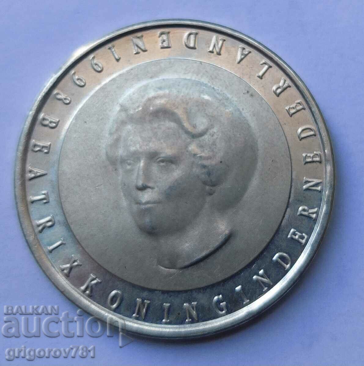 50 гулдена сребро Нидерландия 1998 - сребърна монета #11