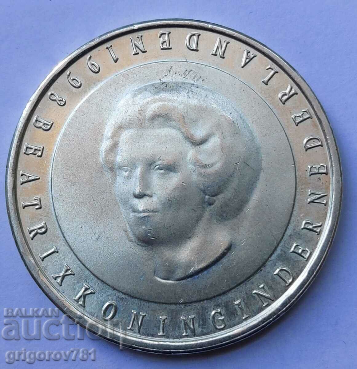 50 гулдена сребро Нидерландия 1998 - сребърна монета #12