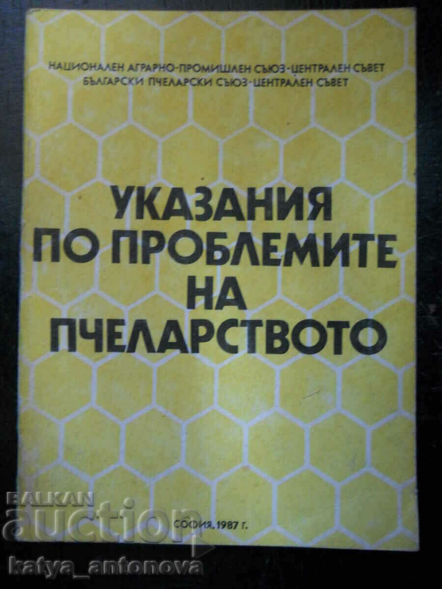 "Указания по проблемите на пчеларството"