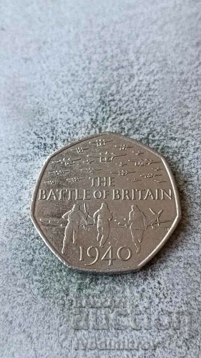 Great Britain 50 pence 2015