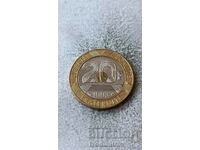 Франция 20 франка 1993