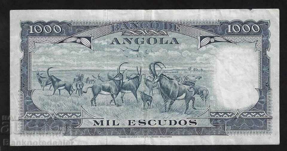 Angola 1000 Escudos 1970 Pick 98 Ref 4401 with price 35.00 BGN | € 17.90 Angola 1000 Escudos 1970 Pick 98 Ref 4401 with price 35.00 BGN | € 17.90