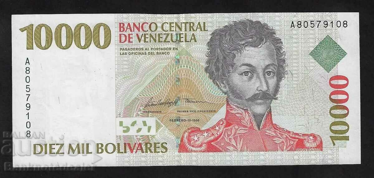 Venezuela 10000 Bolivares 1998 Pick 81 Ref 9108 Unc