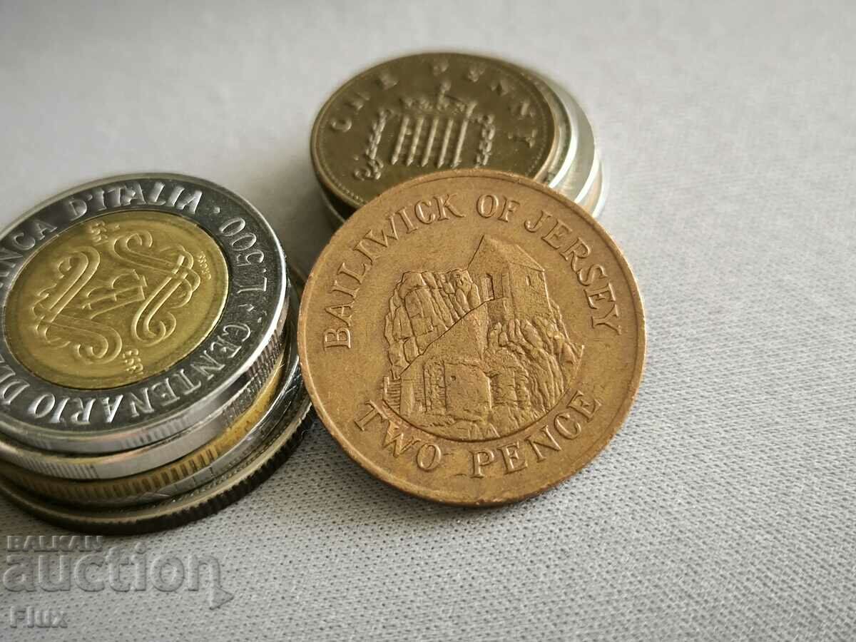 Monedă - Insula Jersey - 2 pence | 1986