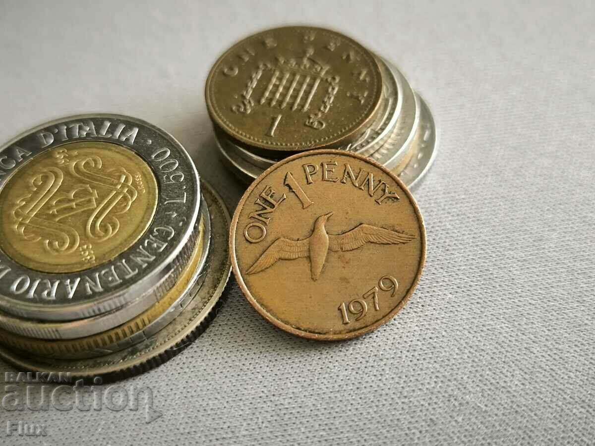 Monedă - Insula Guernsey - 1 penny | 1979