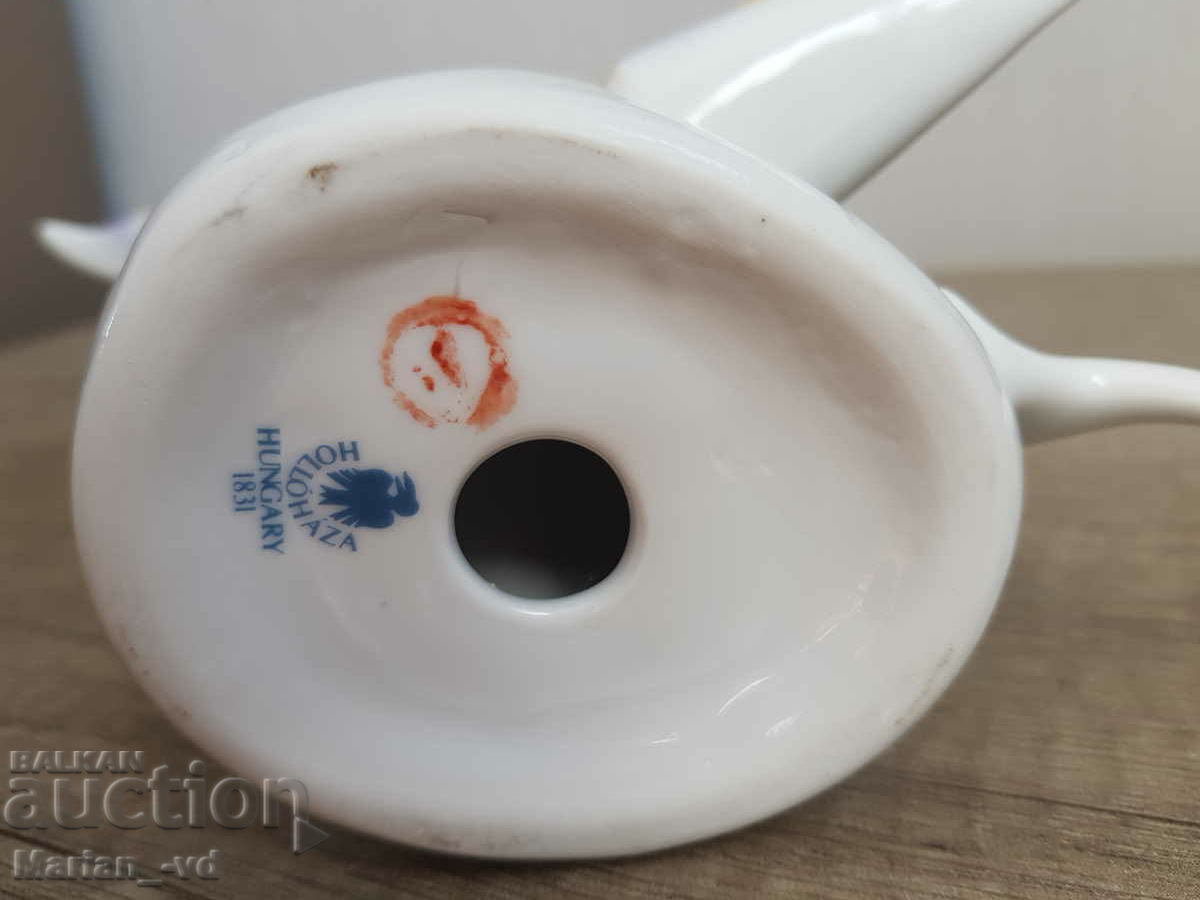 Old porcelain Hollohaza fish figure - 7 Old porcelain Hollohaza fish figure - 7