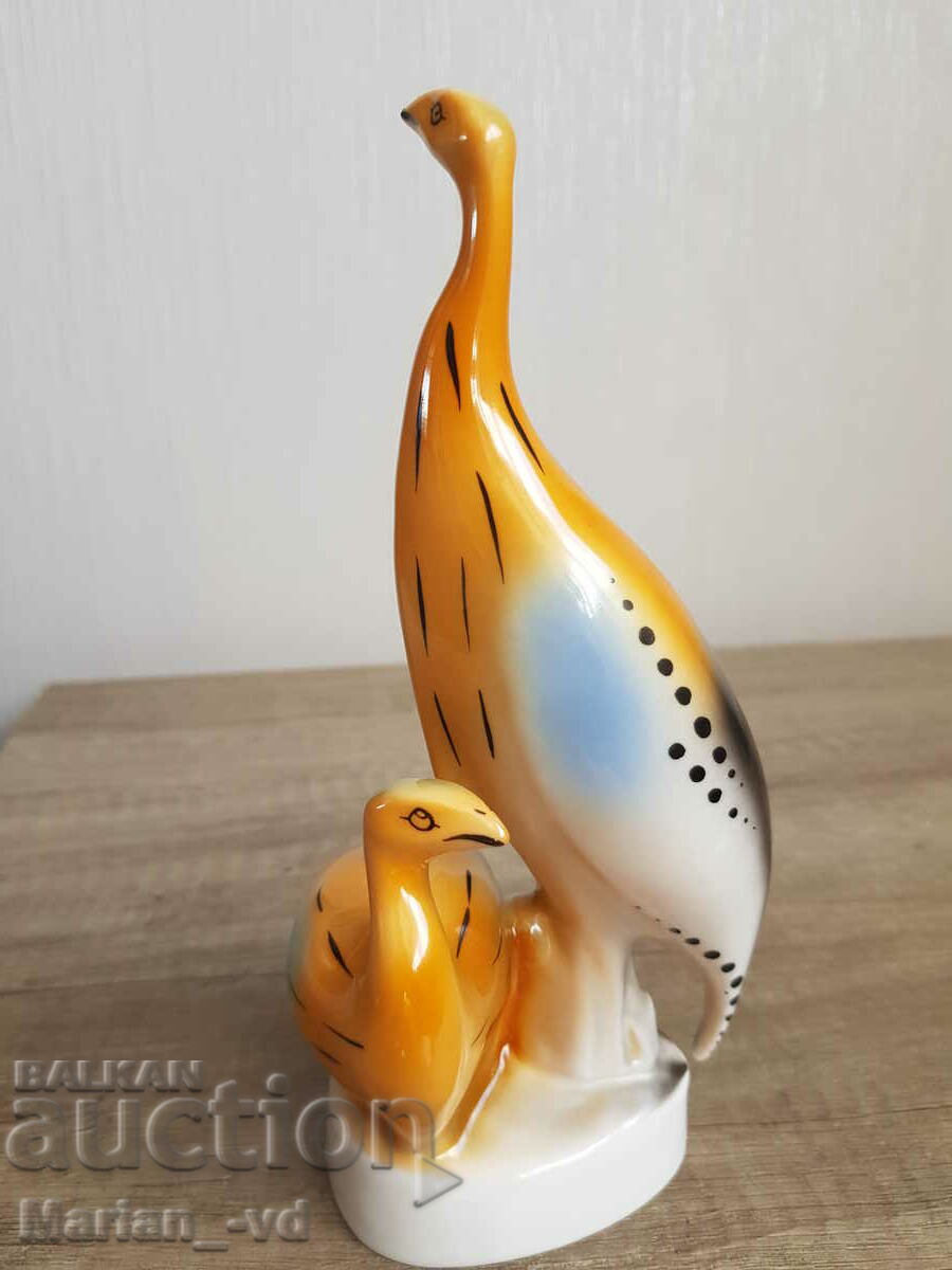 Hollohaz hand painted porcelain birds