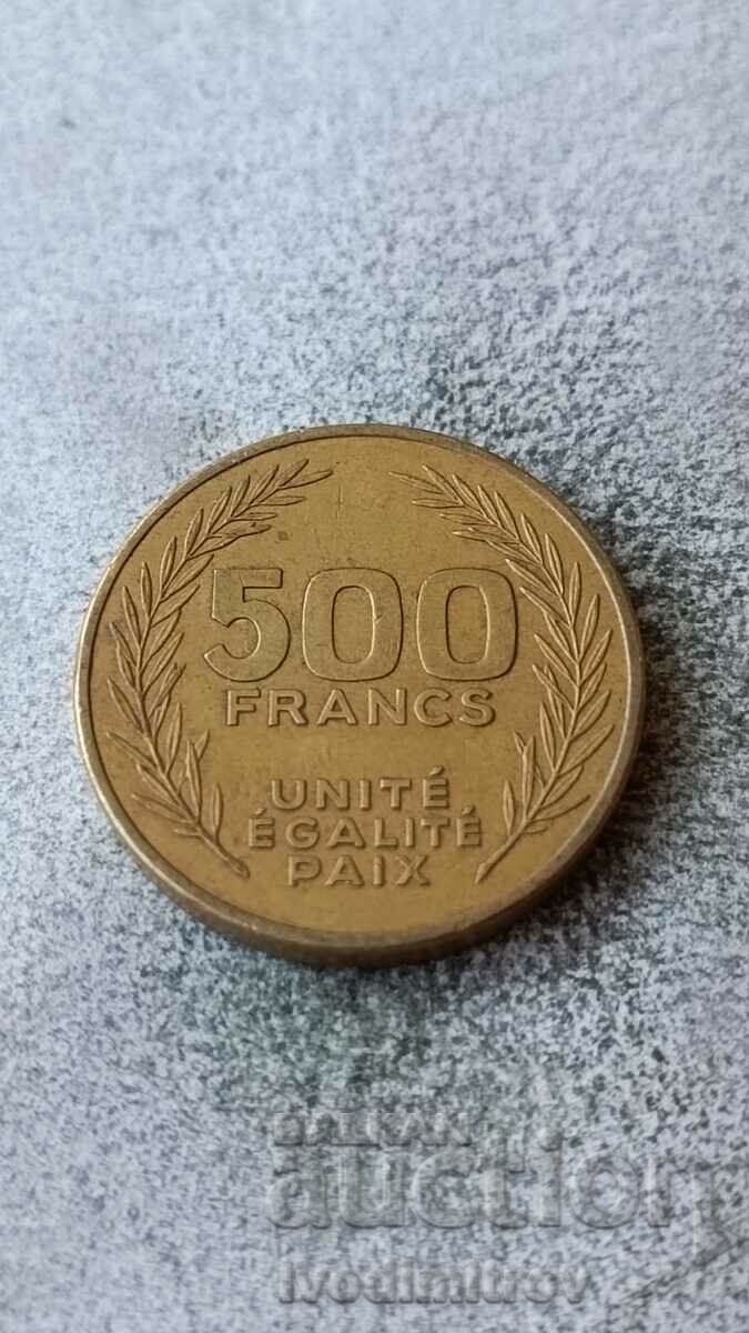 Τζιμπουτί 500 φράγκα 2010