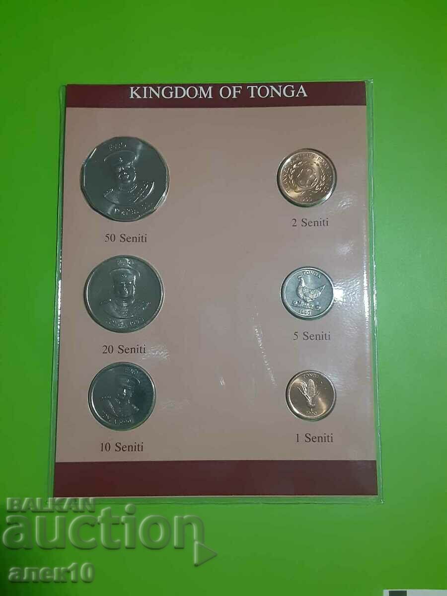 Tonga  set  1990-91