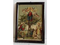 19TH CENTURY VIRGIN OF ANGELS RELIGIOUS CHURCH LITHOGRAPHY