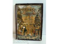 19TH CENTURY ANGEL SAINTS SAINTS RELIGIOUS CHURCH LITHOGRAPH