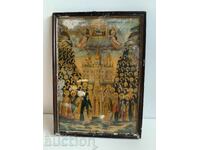 19TH CENTURY ANGEL SAINTS SAINTS RELIGIOUS CHURCH LITHOGRAPH