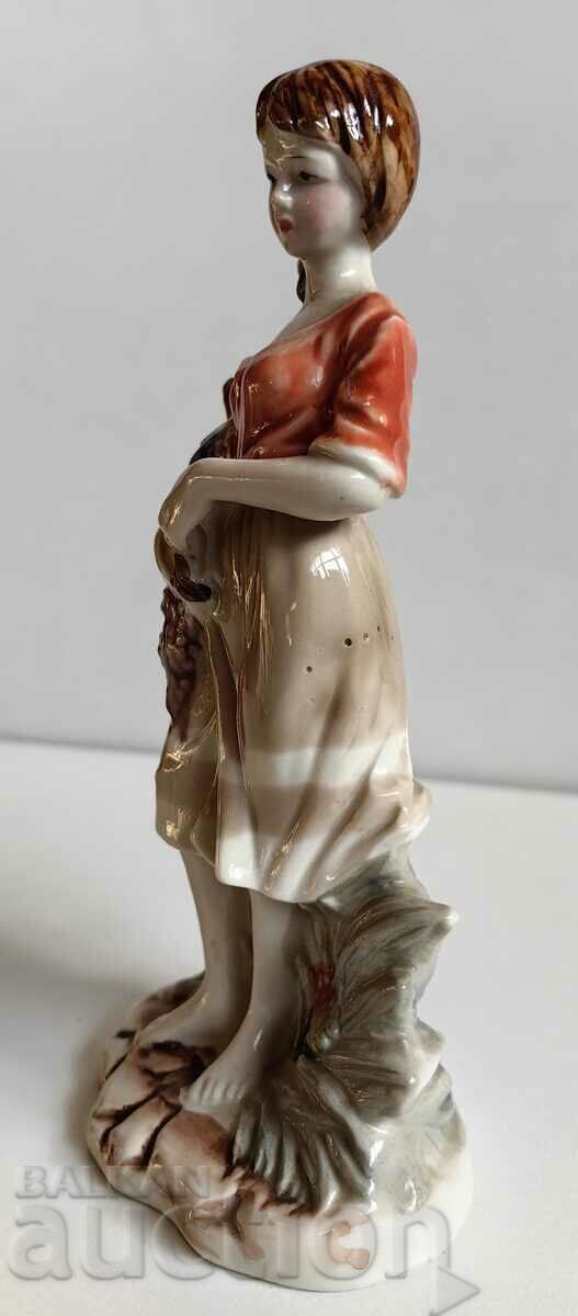 Delivery of PORCELAIN FIGURE STATUETTE FIGURINE GRAPE GRAPE WOMAN Delivery of PORCELAIN FIGURE STATUETTE FIGURINE GRAPE GRAPE WOMAN