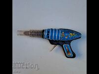 Space gun toy tinplate