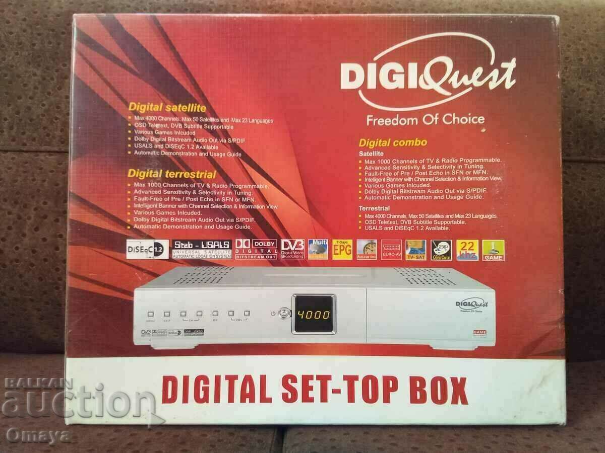 Noul Decodor TV prin satelit Digiquest 8000SCI