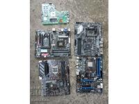 Motherboards different models.