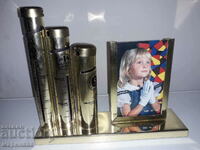 VINTAGE PIGGY BANK WITH FRAME. GERMANY