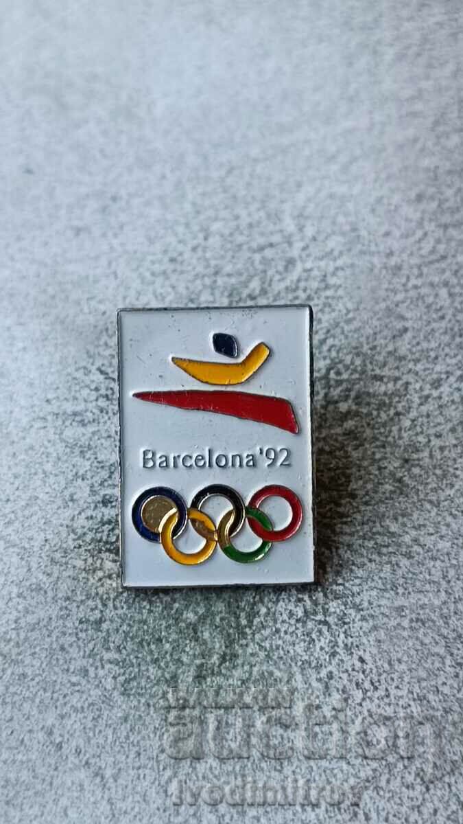 Insigna Jocurilor Olimpice Barcelona '92