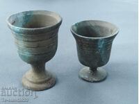 Small Old bronze mortar - 2 pcs