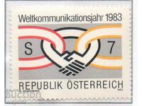 1983. Αυστρία. Διεθνές Έτος Επικοινωνιών.