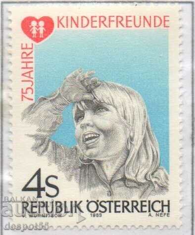1983. Austria. 75th anniversary of Kinderfreunde.