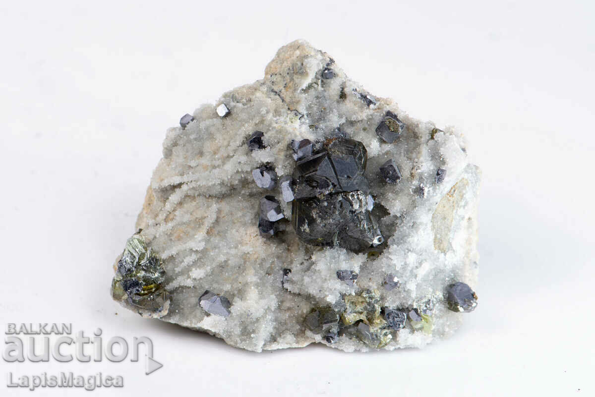 Cleophane with galena and druse quartz from Bulgaria 89g